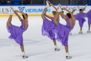 Figure skating champion team Paradise