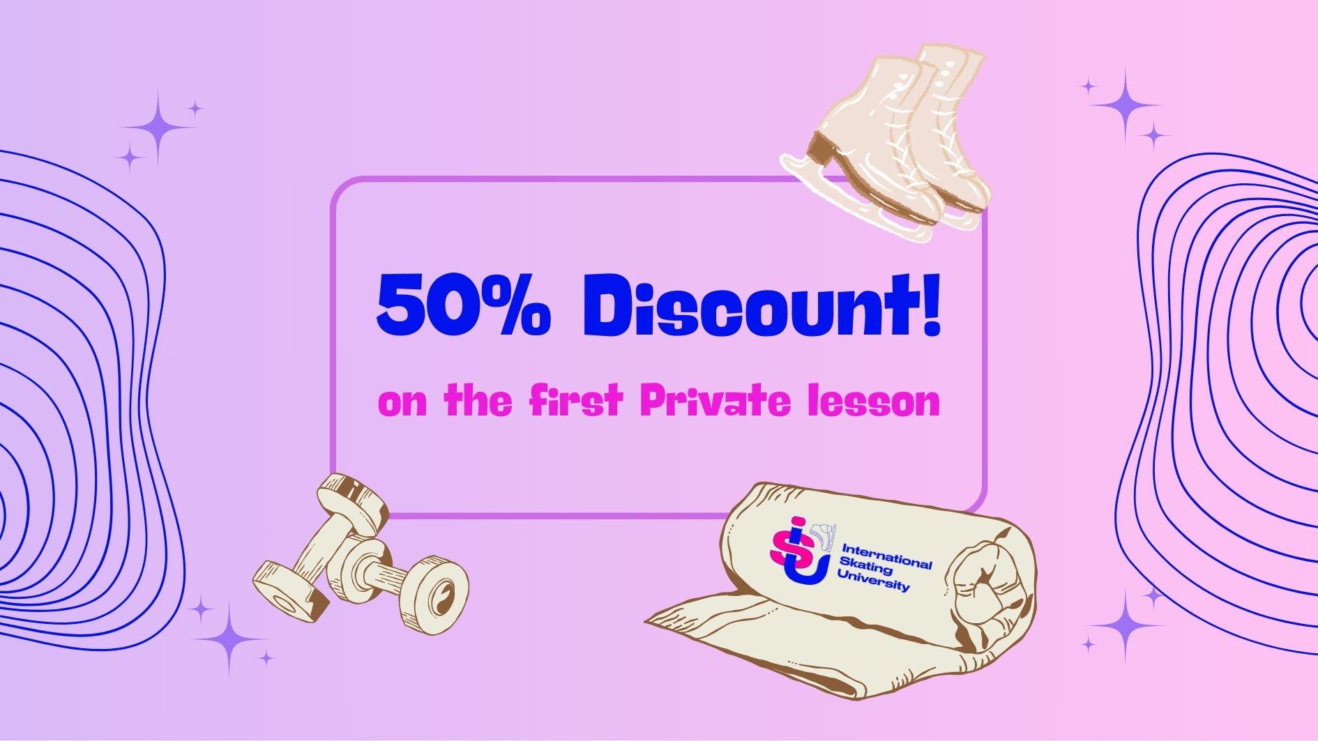 50% Discount for new students is back!